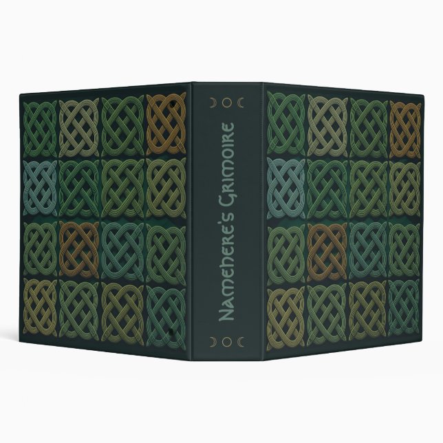 Create Your Own Colourful Squares Celtic Knotwork Binder (Background)