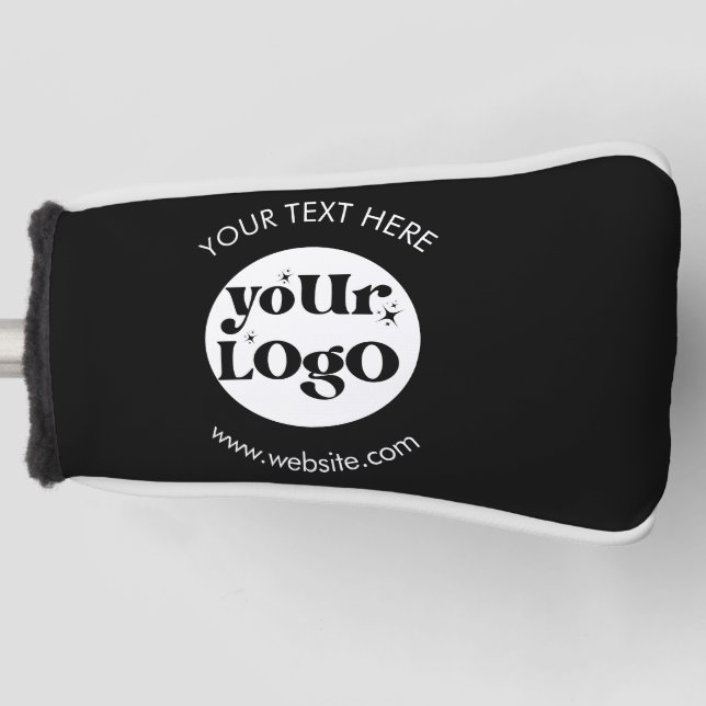 Create Your Own Company Branded Business Logo Golf Head Cover (Front)