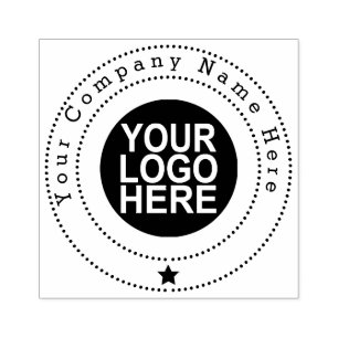Create Your Own Company Name With Your Logo Rubber Stamp