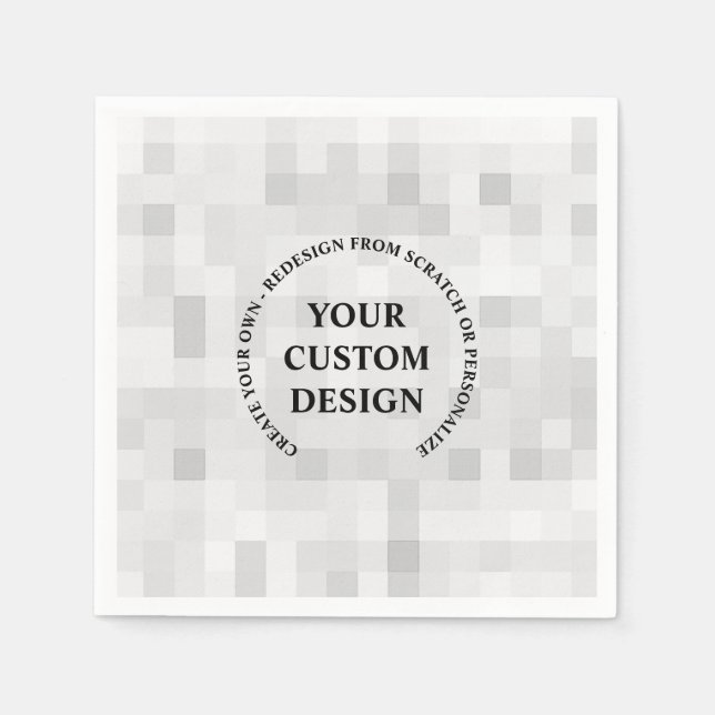 Create Your Own Completely Custom Napkin (Front)