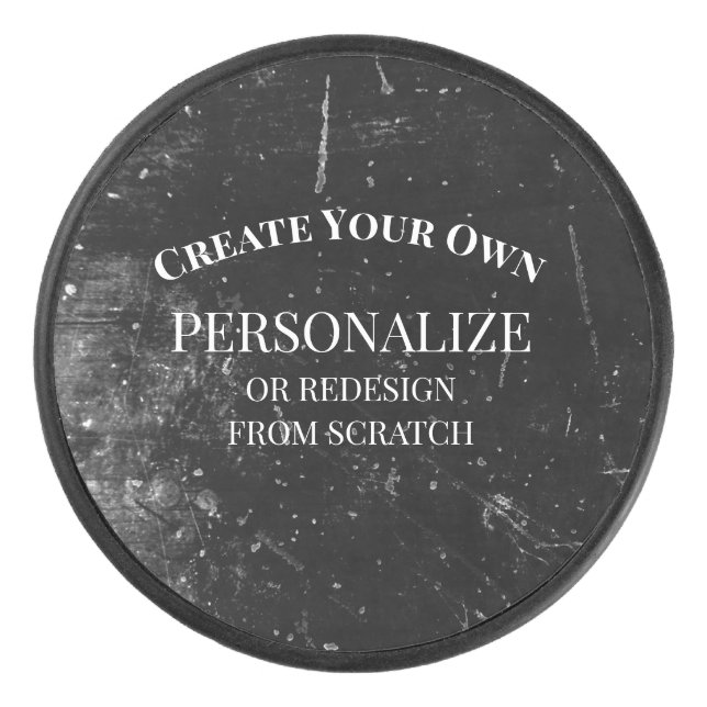 Create Your Own Completely Customized Hockey Puck (Front)
