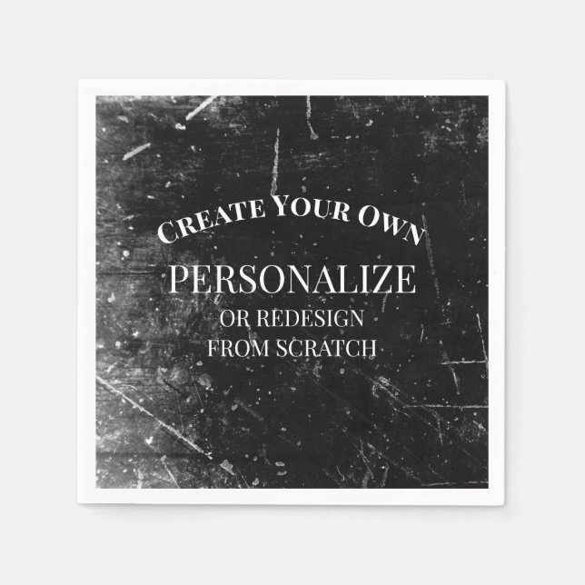 Create Your Own Completely Customized Napkin (Front)