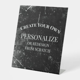 Create Your Own Completely Customized Pedestal Sign