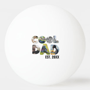 Create your own cool dad 7 letter photo for him ping pong ball