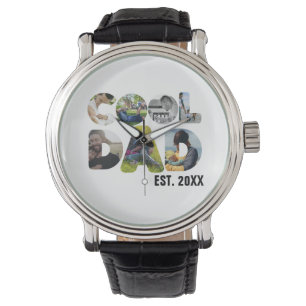 Create your own cool dad 7 letter photo for him watch