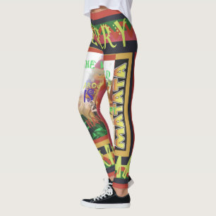 Create your own Cool Hakuna Matata Happy Christmas Leggings