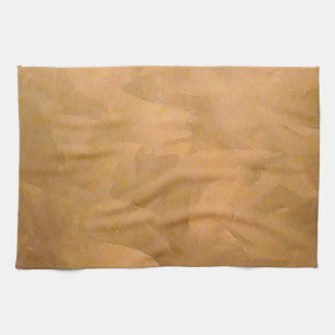 Create Your Own Copper Metallic Hand Brushed Kitchen Towel