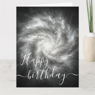 Create Your Own Cosmic Cloud Happy Birthday Card
