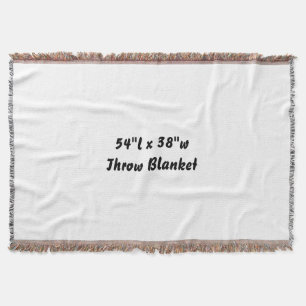 Create Your Own Cotton Throw Blanket