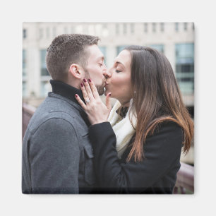 Create Your Own Couple Engagement Photo Magnet