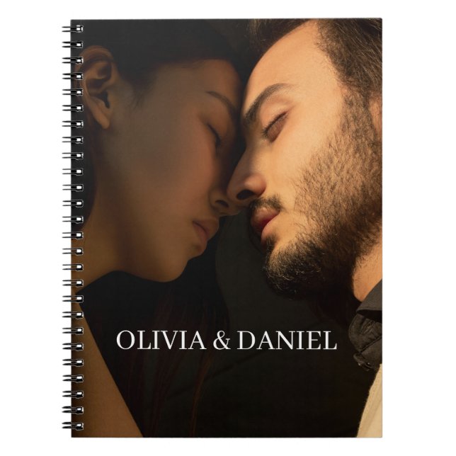 Create Your Own Couple Photo Gift Notebook (Front)