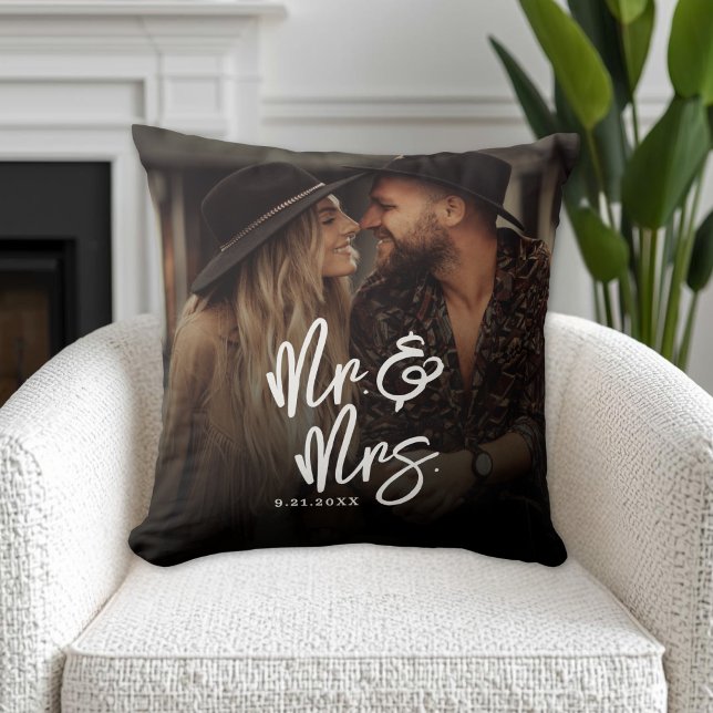 Create Your Own Couple Photo Throw Pillow (Create Your Own Couple Photo Throw Pillow )