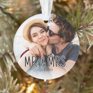 Create Your Own Couples Photo Custom Pic Ornament
