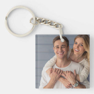Create Your Own Couples Photo Custom Picture Keychain
