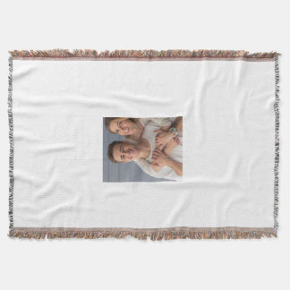 Create Your Own Couples Photo Custom Picture Throw Blanket