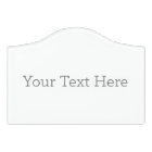 Create Your Own Crest-Shaped Room Sign