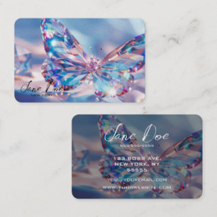 Create Your Own Crystal Butterfly Business Card
