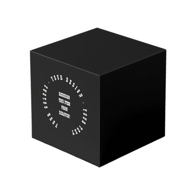 Create Your Own Cube (Front Angled)