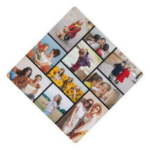 Create Your Own Custom 10 Photo Collage  Graduation Cap Topper
