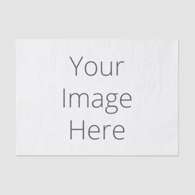 Create Your Own Custom 10lb Tissue Paper, White Paper (Front)