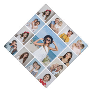 Create Your Own Custom 13 Photo Collage Graduation Cap Topper