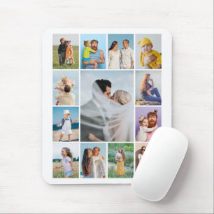 Create Your Own Custom 13 Photo Collage  Mouse Pad