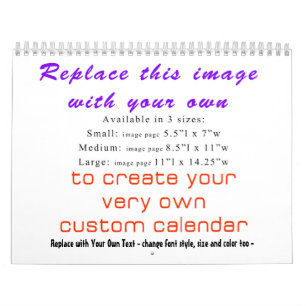 Create YOUR OWN Custom 2018 DIY Calendar