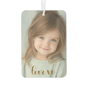 Create your Own Custom 2 Photo LOVE XO Air Freshener
