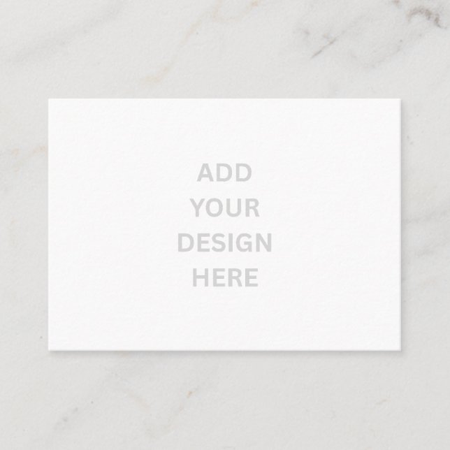 Create Your Own Custom 3.5" x 2.5" White Business Card (Front)