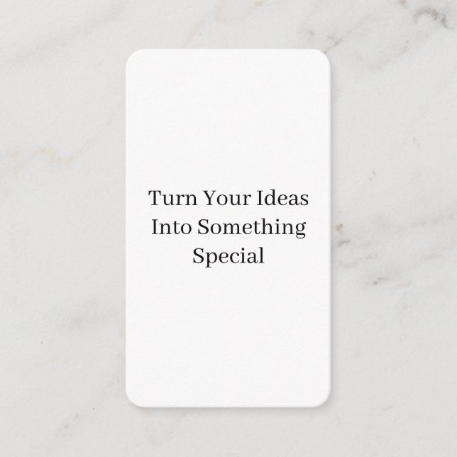 Create Your Own Custom 3.5" x 2" Rounded Enclosure Card (Front)