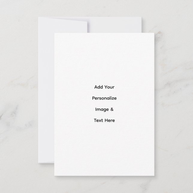 create your own custom 3.5" x 5" flat card (Front)