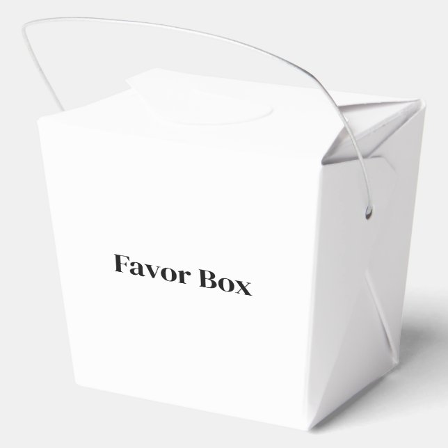 Create Your Own Custom 3" x 2.25" x 3 Favour Boxes (Back)