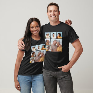 Create Your Own Custom 6 Photo Collage Unisex T-Shirt
