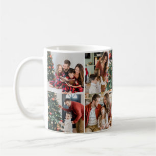 Create Your Own Custom 6 Photo Family Double Side Coffee Mug