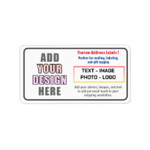 Create your own custom address label for mailing