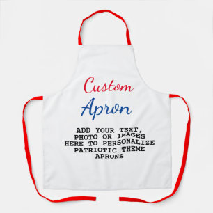 Create Your Own Custom American Chef Apron