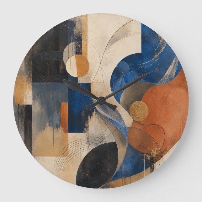 Create your own custom art large clock (Front)