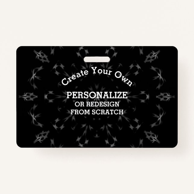 Create Your Own Custom Badge (Front)