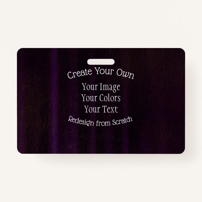 Create Your Own Custom Badge (Front)