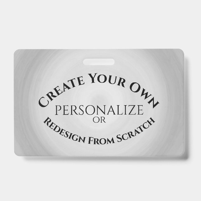 Create Your Own Custom Badge (Front)