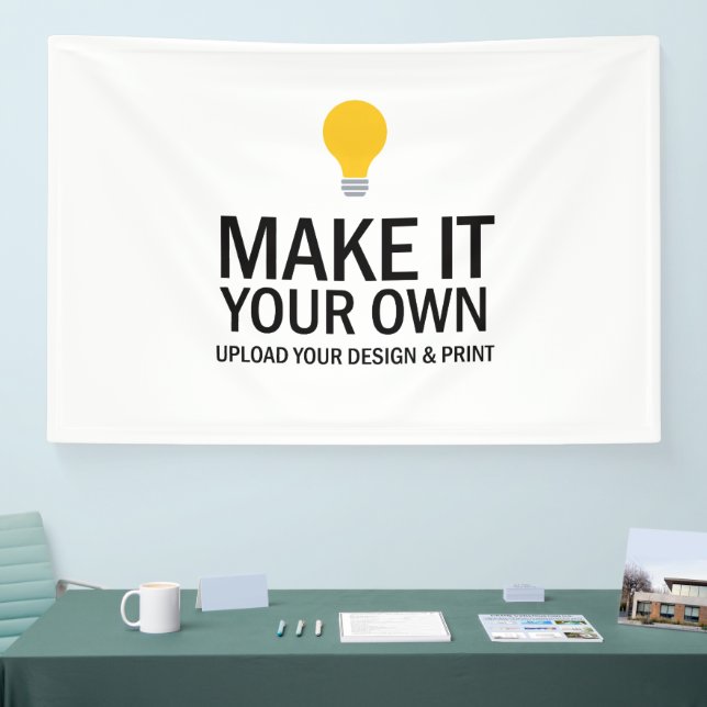 Create Your Own Custom Banner | Personalized Logo (Tradeshow)