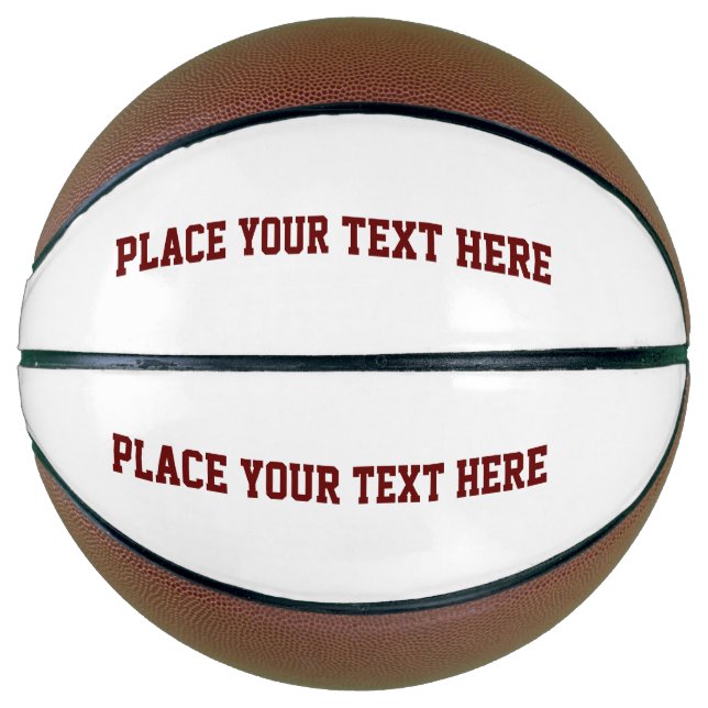 Create Your Own Custom Basketball (Front)