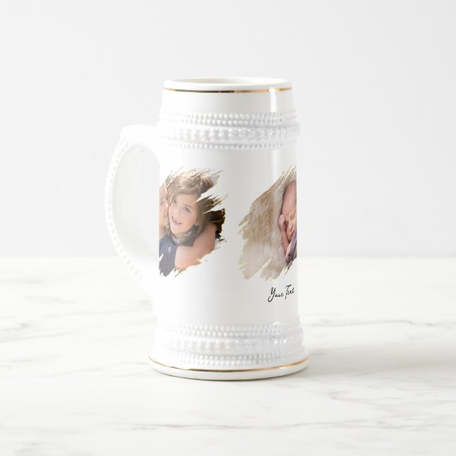 Create Your Own Custom Beer Lover Stein Photo Mug (Front Left)