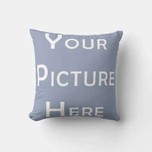 Create Your Own Custom Blank Template Photo Design Throw Pillow