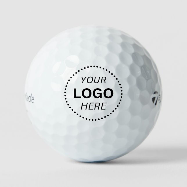 Create Your Own Custom Branded Business Logo Golf Balls (Front)