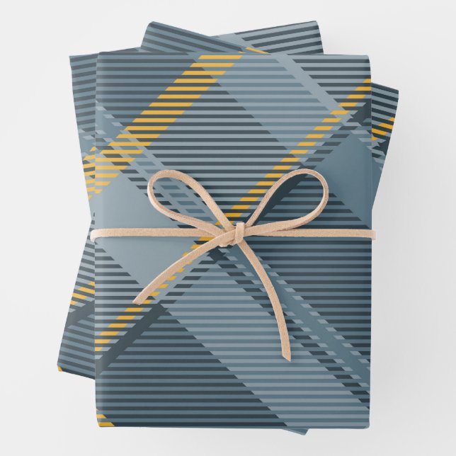 Create Your Own Custom Branded Herringbone Wrapping Paper Sheet (In situ)