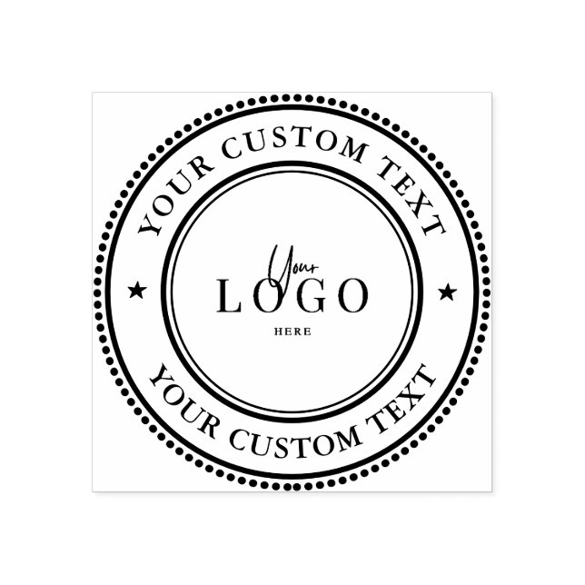Create Your Own Custom Business Logo Rubber Stamp (Imprint)
