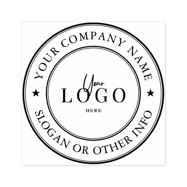 Create Your Own Custom Business Logo Rubber Stamp (Imprint)