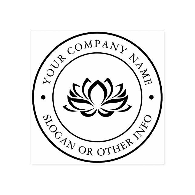 Create Your Own Custom Business Logo Rubber Stamp (Imprint)