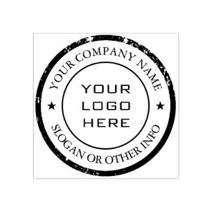 Create Your Own Custom Business Logo Rubber Stamp